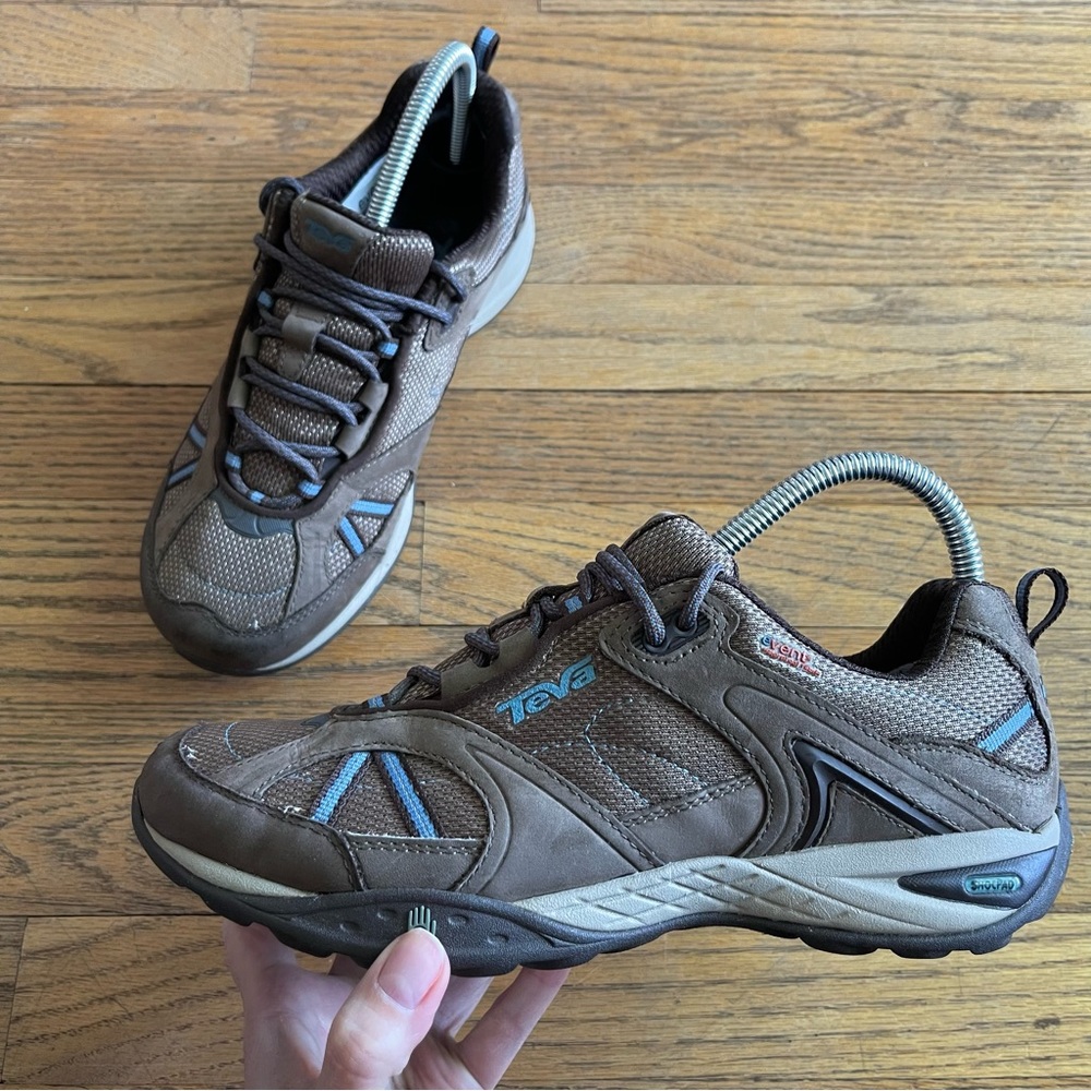 Teva Womens Event Waterproof Hiking Shoe 4182 Brown Size 8.5